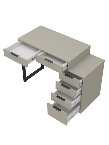 Стол Оптима ОП-18 глиняный серый/риолит
